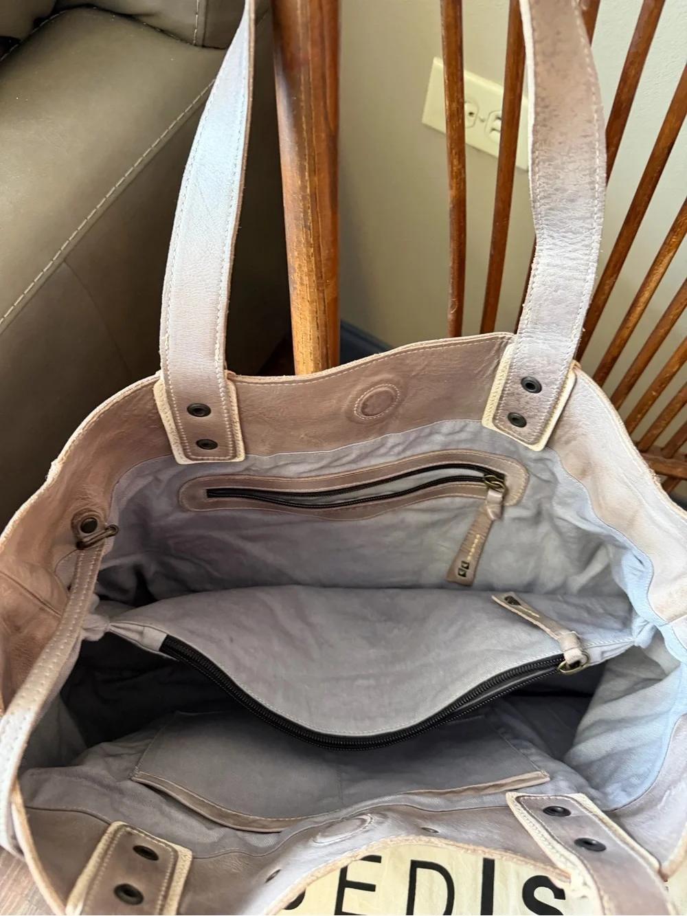 Bed Stu Taupe-Brown Distressed Leather Tote. Rockaway   Beautiful purse!!
